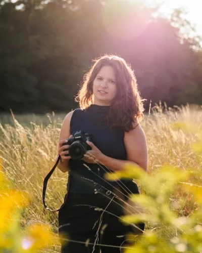 Photo de Laura Vandeville pour illustrer son interview sur son mode de vie végétarien.