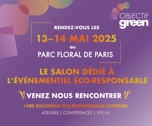 affiche objectif green salon évènementiel éco-responsable
