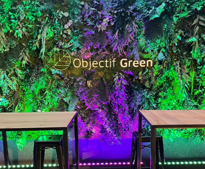 Illustration salon Objectif green