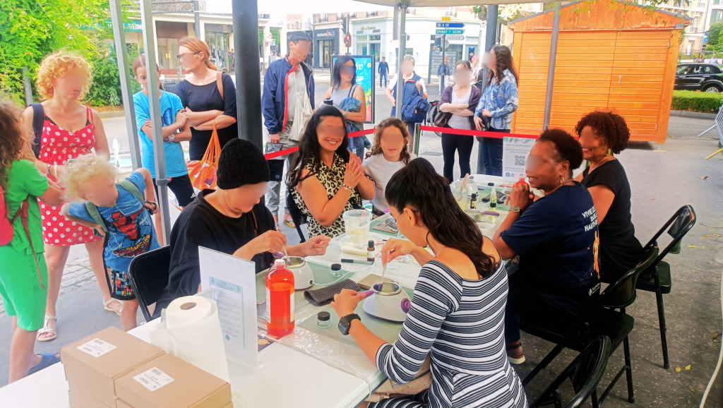 Stand evenement - DIY éco-responsable - cosmétique naturelle