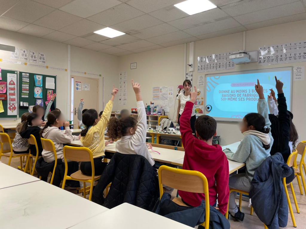 Mission zéro déchet en classe à Eaubonne, animation en école