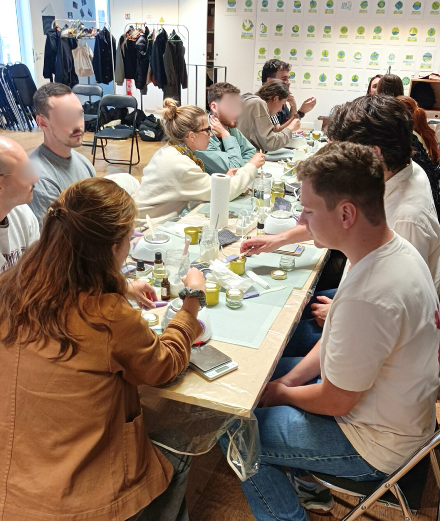 Atelier cosmetique naturelle en entreprise