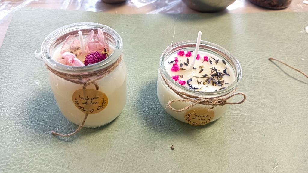 Atelier fabrication de bougies pour mariage ou autre événement