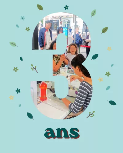 Aniversaire des 3 ans d'Eco-Actitude, spécialiste des animations DIY écoresponsables en Ile de France