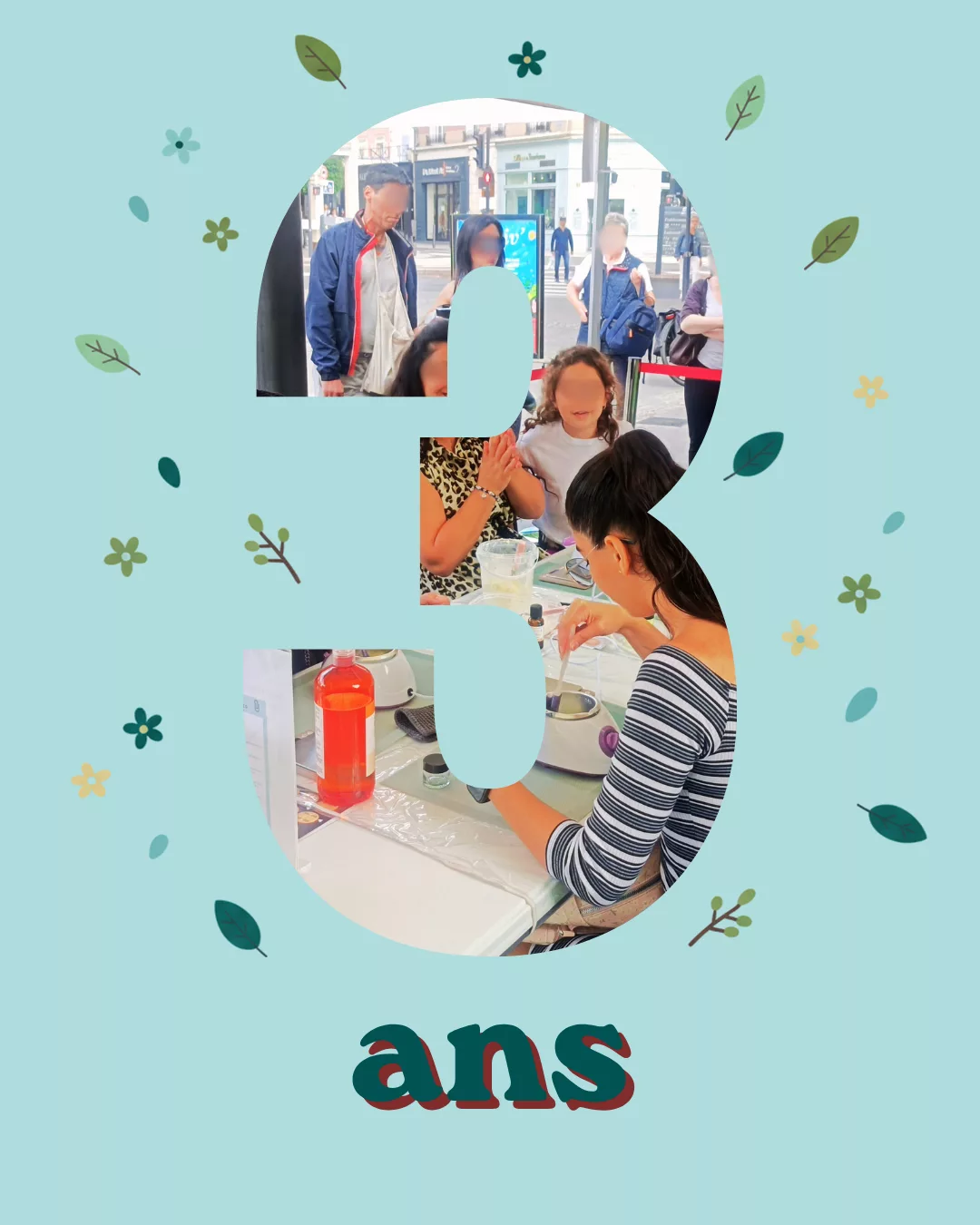 Aniversaire des 3 ans d'Eco-Actitude, spécialiste des animations DIY écoresponsables en Ile de France