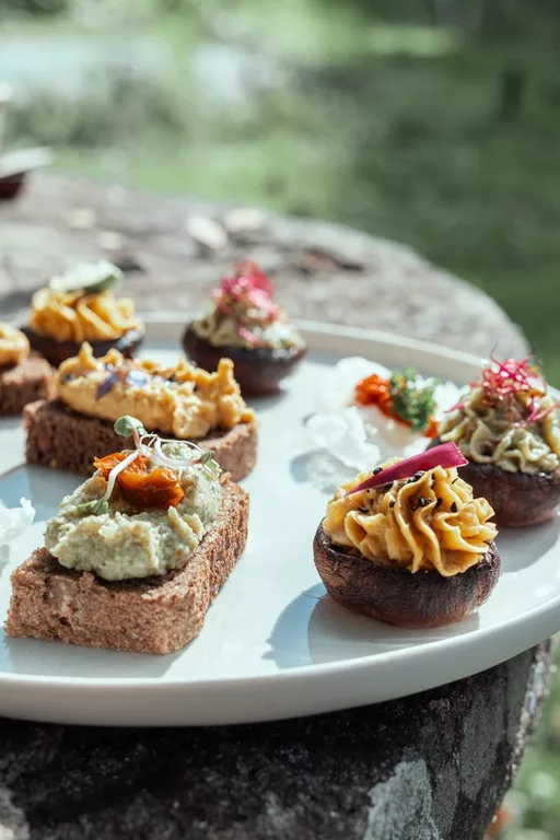 Amuse-bouches végétaliens par le Potager Regal