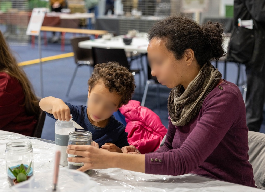 atelier parent-enfant au village zéro déchet du Sigidurs