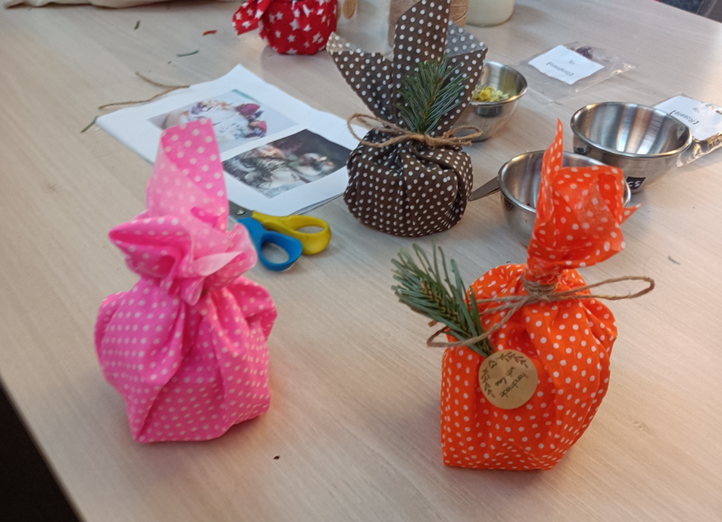 furoshiki pour un atelier entreprise diy